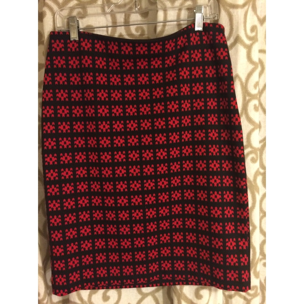 Adrienne Vittadini Pencil 6 Skirt Business Office Career Heavy Contemporary